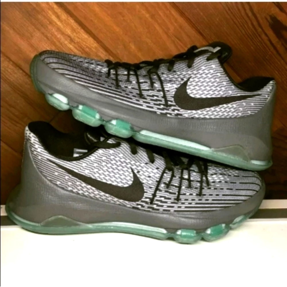 KD 8 Green Glow 2017 Nike 8 GS SZ 4Y Women's 5.5 Night Silver 768867-020